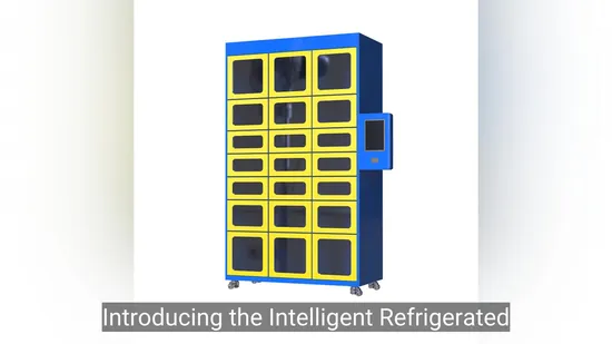 Barcode Qr Code Safe Library Storage Locker for Supermarket