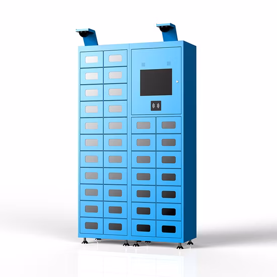 Barcode Qr Code Safe Library Storage Locker for Supermarket