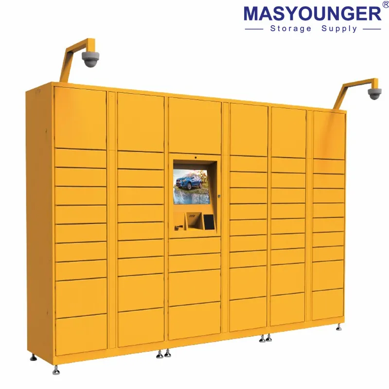 Armadietto elettronico per fast food fresco in acciaio di nuovo design con touch screen intelligente